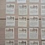 33 Vintage Cigarette Cards - Railway Centenary 1825-1925.  Hill Tobacco. Trains, Locomotives Image 7