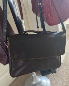 Brief Case Leather Hide Designer Case