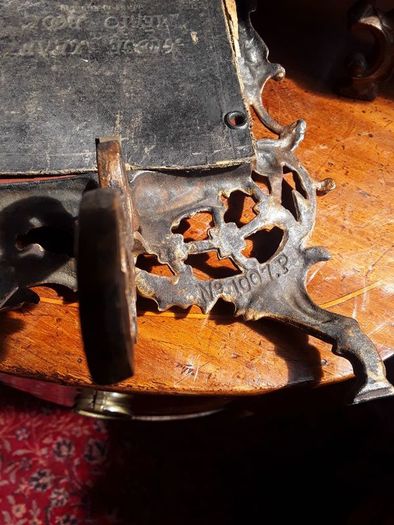 a rare pair of Antique picture holders