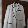ladies jcream /Black trimmed jacket Image 2