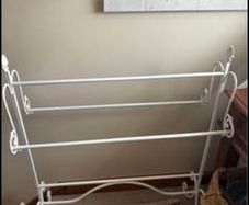 Shabby chic wrought iron/metal Towel Rail