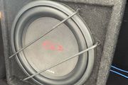 Alpine 12 inch 250rms/800w car subwoofer and amp