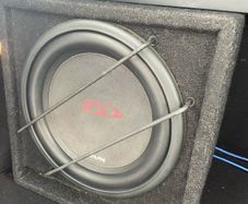 Alpine 12 inch 250rms/800w car subwoofer and amp