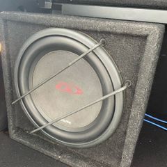 Alpine 12 inch 250rms/800w car subwoofer and amp