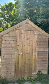 GARDEN SHED 8ft. x 6ft.  1040 new, asking 450