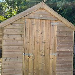 GARDEN SHED 8ft. x 6ft.  1040 new, asking 450