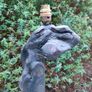 Large Bohemian crafted wooden lamp Image 10