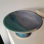 Mary Gleeson Pottery Compote Bowl with original label Image 2