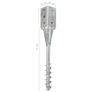 Ground Spikes 6 pcs Silver 10x10x57 cm Galvanised Steel Image 6