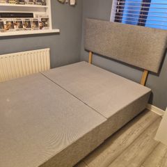 Free double bed Base and headboard