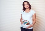 Baby boom cool funny ladies girls T-shirt Tee Top Shirt for new pregnant mom