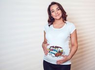 main image for ad Baby boom cool funny ladies girls T-shirt Tee Top Shirt for new pregnant mom