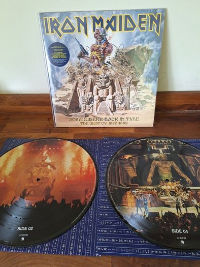 Iron Maiden - Somewhere Back in Time - Ltd 2 x Pic Disc