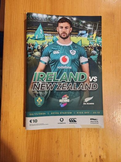 Rugby International Programs X 6.. In Very Good Condition. See Photos.