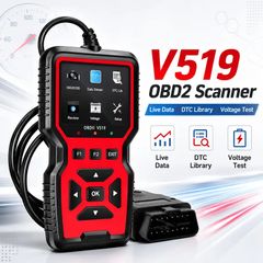 Car OBD2 Scanner Diagnostic Tool Code Reader, Car Voltage Tester Engine Fault Code Scanner Charging Tester Diagnostic Tool V519