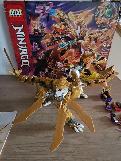 lego niniago 71774 Lloyd's golden ultra dragon