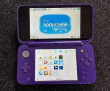 New Nintendo 2DS XL Purple Modded 64GB Excellent Condition