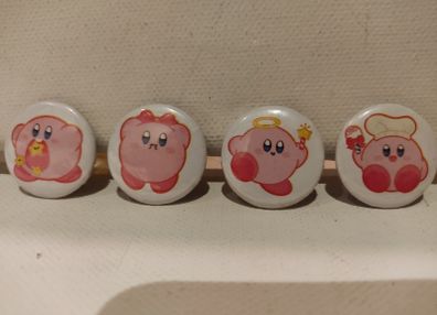 Kirby Button Badges 25mm