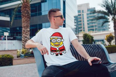 Santa Minion Cool Funny Minions T-shirt Tee Top Shirt Great Gift Present Idea