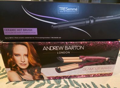 Ceramic hot brush & Glamour waver
