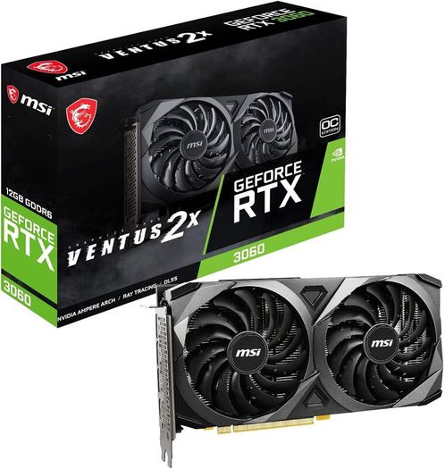 Geforce RTX 3060 12GB MSI Graphics Card