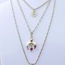 Freedom Jewellery Gold Plated Unique Pendant and Chain Image 4