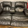 Leather Recliner Couch x 2 Image 4