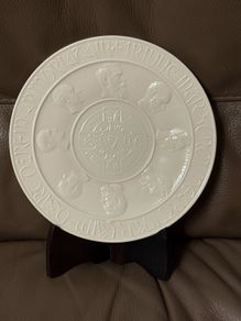 Belleek Porcelain Plate - Issued by Erne Gaels GAA Club 1976 - Limited Edition
