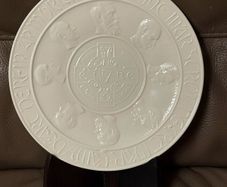 Belleek Porcelain Plate - Issued by Erne Gaels GAA Club 1976 - Limited Edition