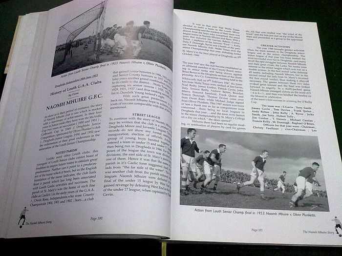 The Naomh Mhuire Story 1946-1994 Ireland Irish GAA Drogheda Louth local history