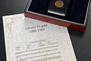 1984 Liberty 5 dollars Half Eagle Gold Coin 22k / CT