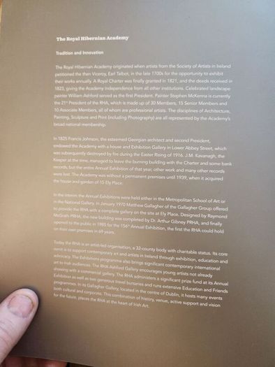 Royal Hibernian Academy 179th  Annual Exhibition Catalogue 2009. First Edition Large Volume Paperback In Very Good Condition.