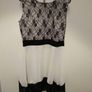 Pink Brand Black Lace and White Dress Image 2