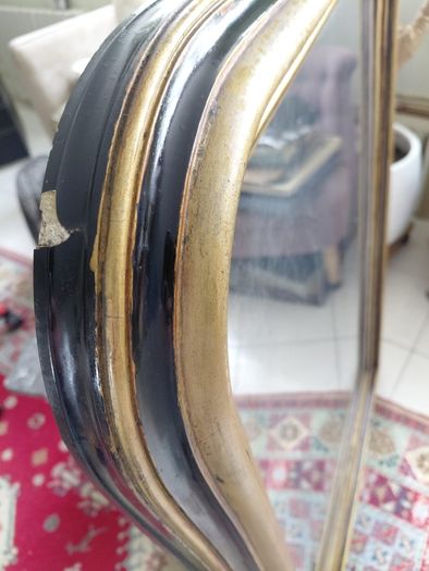 Antique French Louis Philippe style 19th century mirror