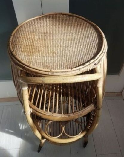 Bamboo Bar Cart