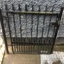 Set of wrought iron driveway gates and side gate Image 2