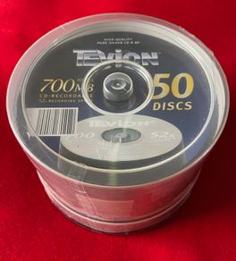 50 Tevion CD Recordable 700MB Discs