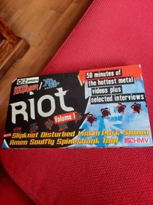 Metal Hammer Riot Volume 1 - VHS from 2001 (with Tool, Soulfly, Slipknot and more)