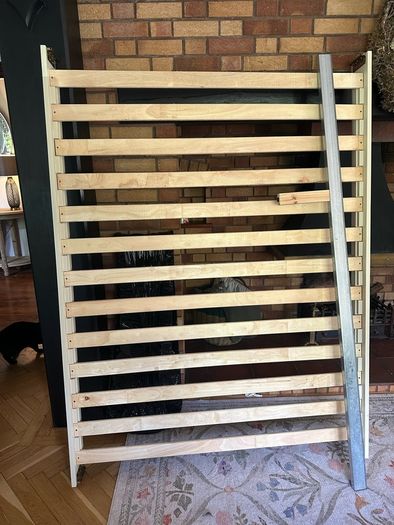 King size wooden bed frame