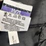 Vintage 80s strapless silver metallic and black ruffle occasion party dress Image 7