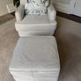 2 armchairs and footstool Image 3