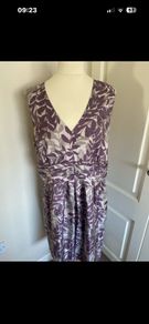Betty Jackson Black lined silk dress size 16