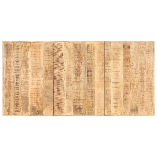 Dining Table with X-shaped Legs 200x100x77 cm Solid Mango Wood
