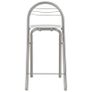 3 Piece Bar Set with Shelves Wood and Steel White Image 8