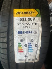 215/55/18  DELiNTE  tyre x 2 new