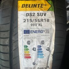 215/55/18  DELiNTE  tyre x 2 new