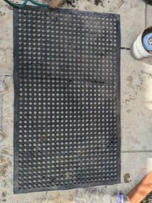 Outdoor rubber mat