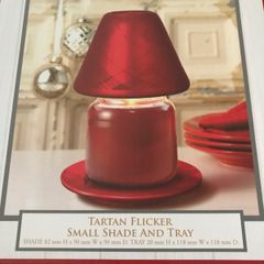 Yankee candle tartan flicker shade set