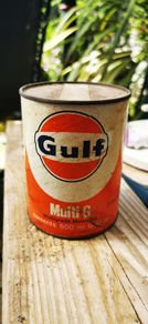 Vintage Engine Oil. Gulf - 0.87 Pints