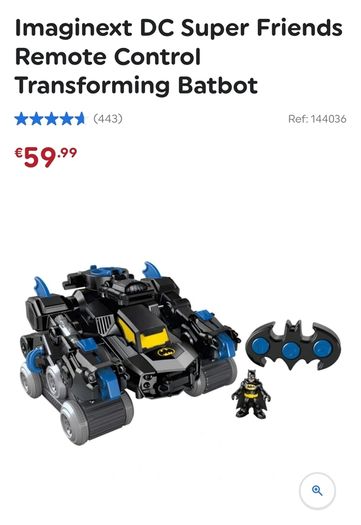 IMAGINEXT Batman  RC Transforming BatBot Robot PlaySet